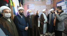 گزارش تصویری از بازدید حجت الاسلام حریزاوی از نمایشگاه مفهومی مسجد جامعه پرداز