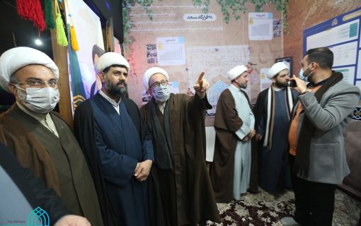 گزارش تصویری از بازدید حجت الاسلام حریزاوی از نمایشگاه مفهومی مسجد جامعه پرداز